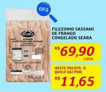 Assaí Atacadista FILEZINHO SASSAMI DE FRANGO CONGELADO SEARA oferta