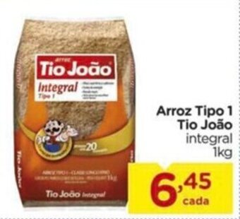 Carrefour Arroz Tipo 1 Tio João integral 1kg oferta
