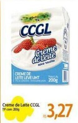 Atacadão Creme de Leite CCGL TP com 200g oferta