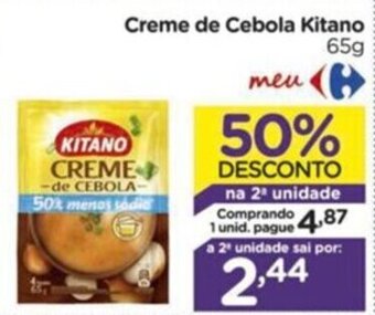 Carrefour Creme de Cebola Kitano 65g oferta