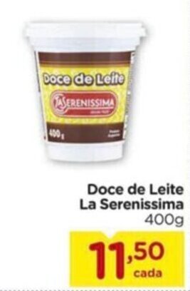 Carrefour Doce de Leite La Serenissima 400g oferta