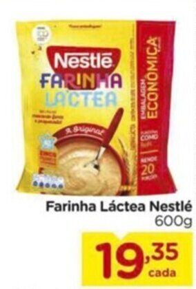 Carrefour Farinha Láctea Nestlé 600g oferta
