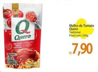 Molho de Tomate Quero Tradicional Pouch com 1,02kg
