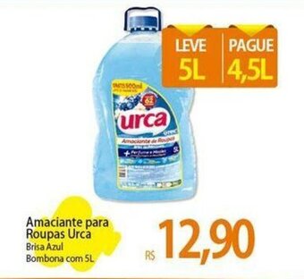 Atacadão Amaciante para Roupas Urca Brisa Azul Bombona com 5L oferta