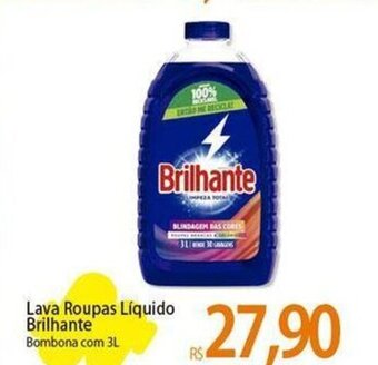 Atacadão Lava Roupas Líquido Brilhante Bombona com 3L oferta