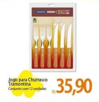 Atacadão Jogo para Churrasco Tramontina Conjunto com 12 unidades oferta