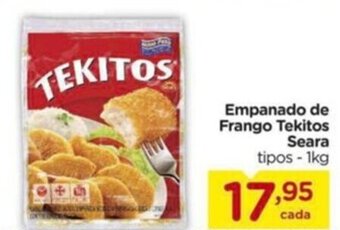 Carrefour Empanado de Frango Tekitos Seara tipos - 1kg oferta