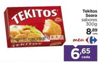 Carrefour Tekitos Seara sabores 300g oferta