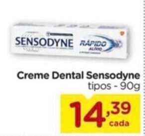 Carrefour Creme Dental Sensodyne tipos-90g oferta
