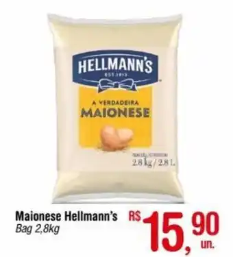 Fort Atacadista Maionese Hellmann's Bag 2,8kg oferta
