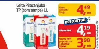 Tenda Atacado Leite piracanjuba 1l oferta