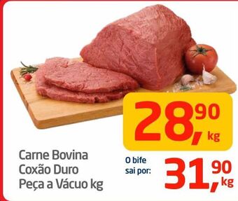 Tenda Atacado Carne bovina coxão duro peça a vácuo kg oferta