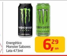 Tenda Atacado Energético monster sabores lata 473ml oferta