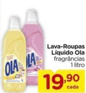 Carrefour Lava-Roupas Líquido Ola fragrâncias 1 litro oferta