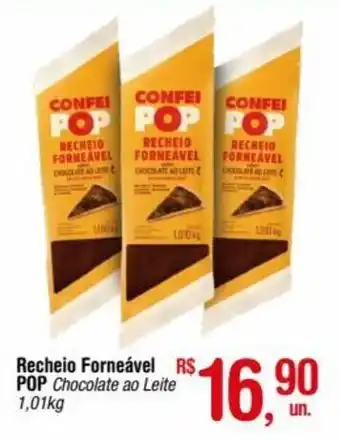 Fort Atacadista Recheio Forneável POP Chocolate ao Leite 1.01kg oferta