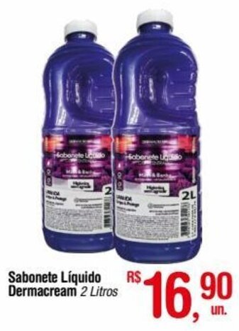 Fort Atacadista Sabonete Líquido Dermacream 2 Litros oferta