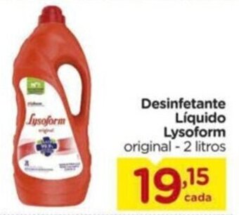 Desinfetante Líquido Lysoform original - 2 litros