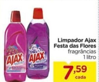 Carrefour Limpador Ajax Festa das Flores fragrâncias 1 litro oferta