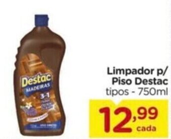 Carrefour Limpador p/ Piso Destac tipos - 750ml oferta