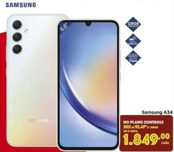 Carrefour Samsung A34 oferta