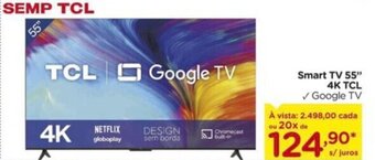 Carrefour Smart TV 55" 4K TCL oferta