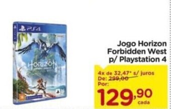 Carrefour Jogo Horizon Forbidden West p/ Playstation 4 oferta