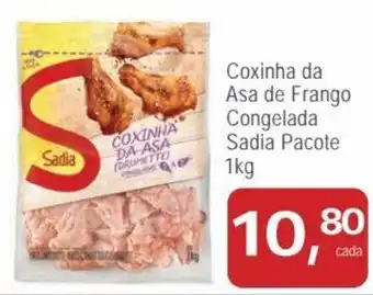 Mineirão Atacarejo Coxinha da Asa de Frango Congelada Sadia Pacote 1kg oferta