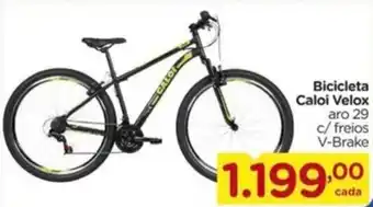 Carrefour Bicicleta Caloi Velox aro 29 c/ freios V-Brake oferta
