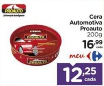 Carrefour Cera Automotiva Proauto 200g oferta