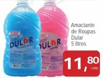 Mineirão Atacarejo Amaciante de Roupas Dular 5 litros oferta