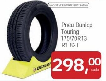 Mineirão Atacarejo Pneu Dunlop Touring 175/70R13 R1 82T oferta