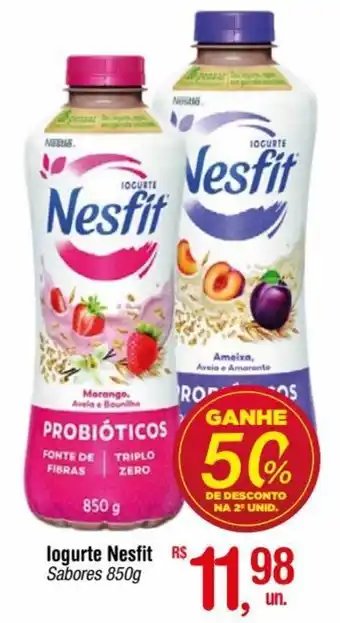 Fort Atacadista logurte Nesfit Sabores 850g oferta
