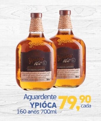 Cometa Supermercados Aguardente Ypióca 160 anos 700ml oferta