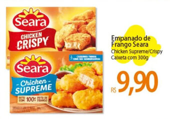 Atacadão Empanado de Frango Seara Chicken Supreme/Crispy Caixeta com 300g oferta
