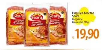 Atacadão Linguiça Toscana Seara Congelada Pacote com 700g oferta