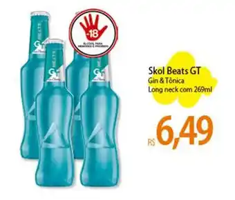Atacadão Skol Beats GT Gin & Tonica Long neck com 269ml oferta