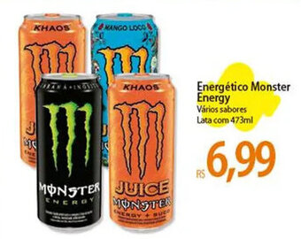 Atacadão Energético Monster Energy Vários sabores Lata com 473ml oferta
