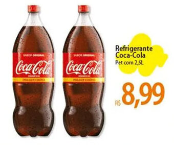 Atacadão Refrigerante Coca-Cola Pet com 2,5L oferta