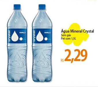 Atacadão Água Mineral Crystal Sem gás Pet com 1,5L oferta