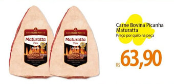 Atacadão Carne Bovina Picanha Maturatta Preço por quilo na peça oferta