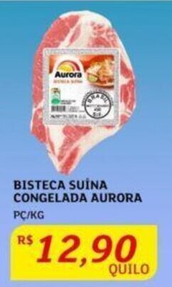Assaí Atacadista BISTECA SUÍNA CONGELADA AURORA PC/KG oferta