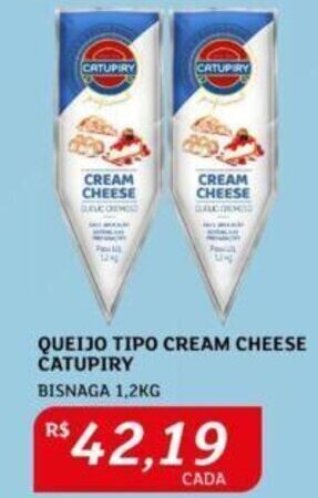 Assaí Atacadista QUEIJO TIPO CREAM CHEESE CATUPIRY BISNAGA 1,2KG oferta