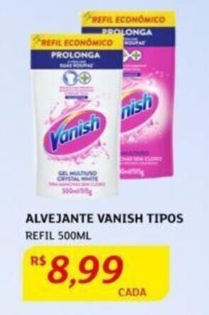 Assaí Atacadista ALVEJANTE VANISH TIPOS REFIL 500ML oferta