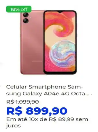 Celular Smartphone Samsung Galaxy A04e 4G Octa....