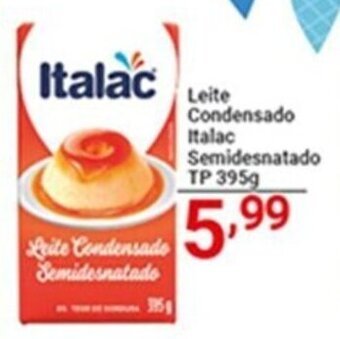 X Supermercados Leite Condensado Italac Semidesnatado TP 395g oferta