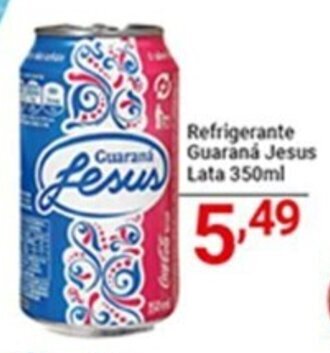 Refrigerante Guaraná Jesus Lata 350ml