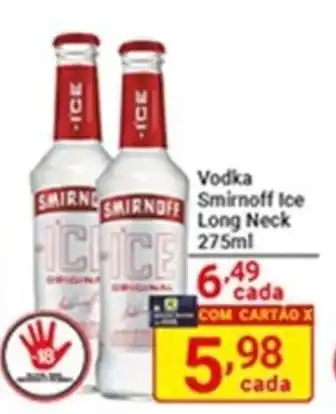 Vodka Smirnoff Ice Long Neck 275ml