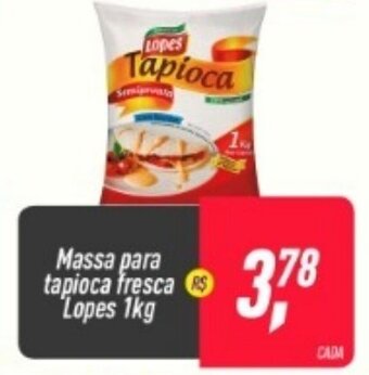 Frangolândia Massa para Tapioca Fresca Lopes 1kg oferta