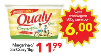 Lopes Supermercados Margarina c/ Sal Qualy 500g oferta