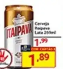 X Supermercados Cerveja Itaipava lata 269ml oferta
